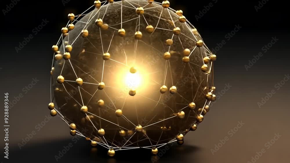 golden network motion design abstract graphic animation golden network motion design abstract graphic animation