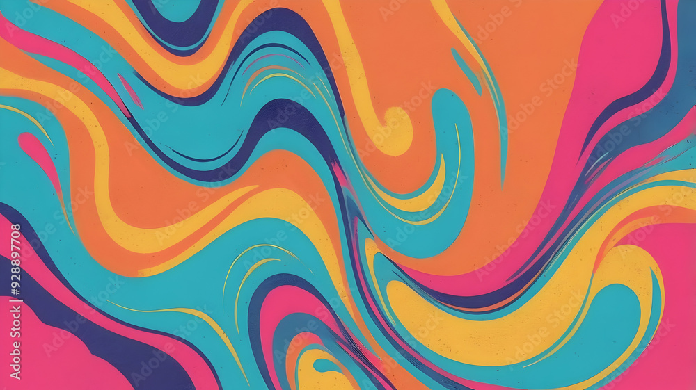 Rough psychedelic texture background using 3 colors. Rough psychedelic texture background using 3 colors.