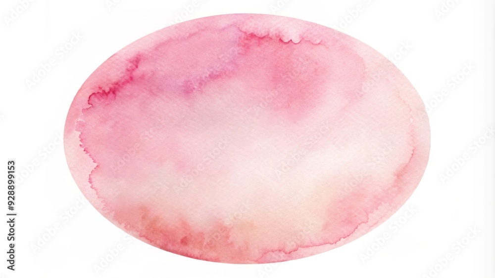 Delicate pink watercolor circle with soft, blended edges and subtle texture, evoking a sense of whimsy and gentle elegance on a clean white background. Delicate pink watercolor circle with soft, blended edges and subtle texture, evoking a sense of whimsy and gentle elegance on a clean white background.
