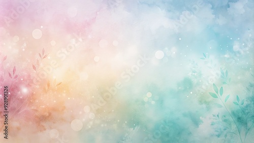 Delicate watercolor-inspired soft gradient wash background with gentle texture, featuring serene pastel hues and subtle organic patterns, evoking a sense of calmness.
