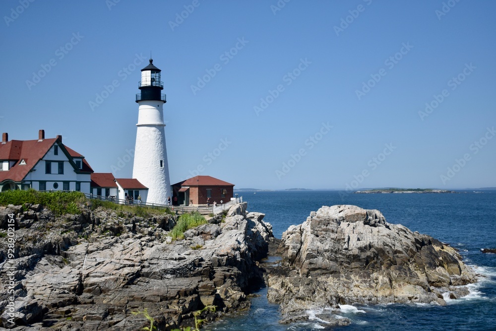 lighthouse on the coast lighthouse on the coast