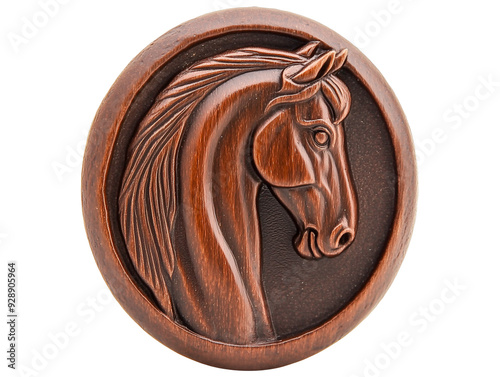 Wax seal embossed with a horse's head