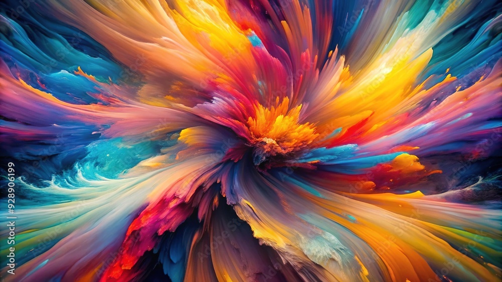 Abstract Expressionism in Motion: Energetic, expressive, vibrant colors, fluid brushstrokes, hidden figures Abstract Expressionism in Motion: Energetic, expressive, vibrant colors, fluid brushstrokes, hidden figures