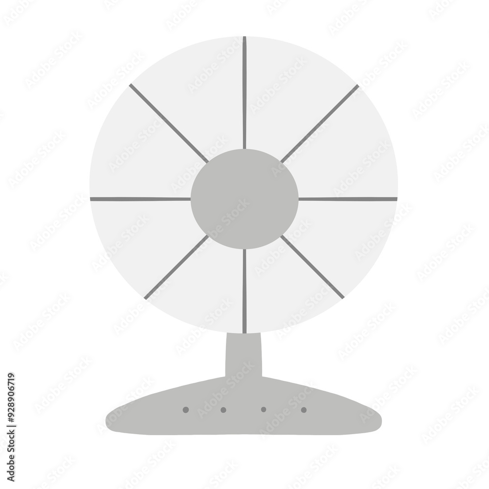 fan icon on transparent background