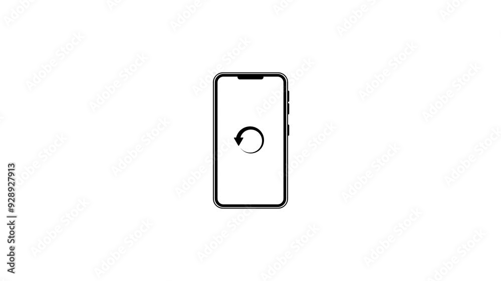 Animation of auto phone rotate icon. Turn you Smartphone rotate device screen, Phone flip sign, Phone Rotation animation. rotate smart phone, device rotation concept animation. Animation of auto phone rotate icon. Turn you Smartphone rotate device screen, Phone flip sign, Phone Rotation animation. rotate smart phone, device rotation concept animation.