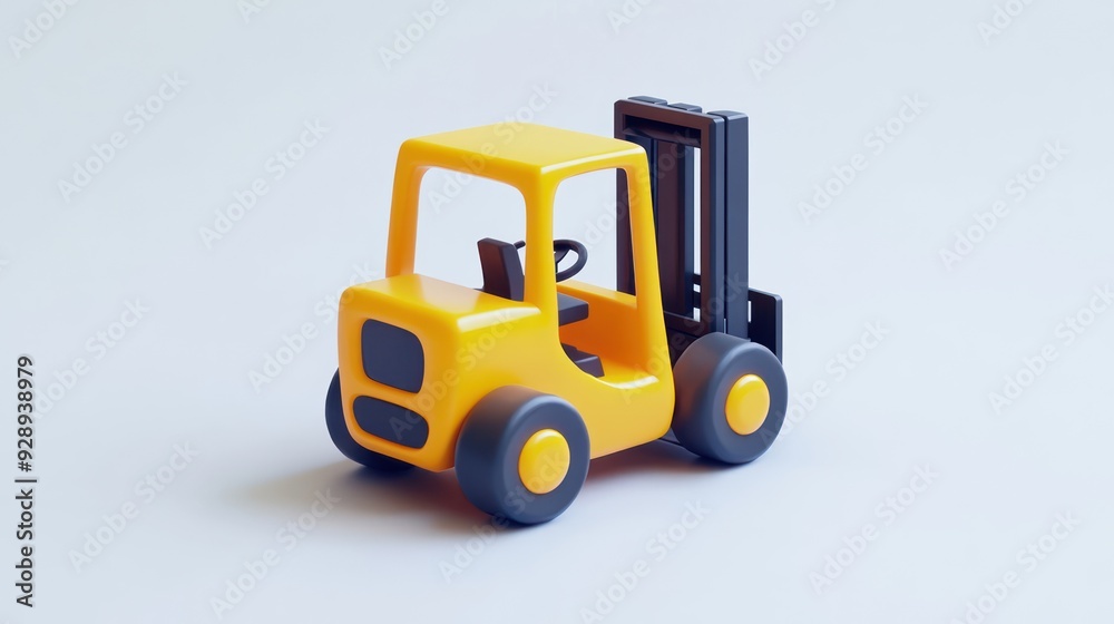 Yellow Forklift Toy Yellow Forklift Toy