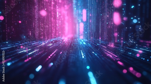 Colorful holographic neon fluid illustration waves background, walpapper