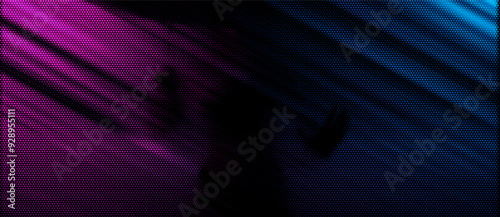 Mosaic image of a girl behind frosted glass made of hexagons. Honeycomb structure. Vector illustration.
