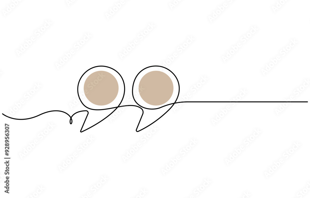 quote mark icon symbol one line drawing, Single continuous line drawing of a quote mark
quote mark icon symbol one line drawing, Single continuous line drawing of a quote mark