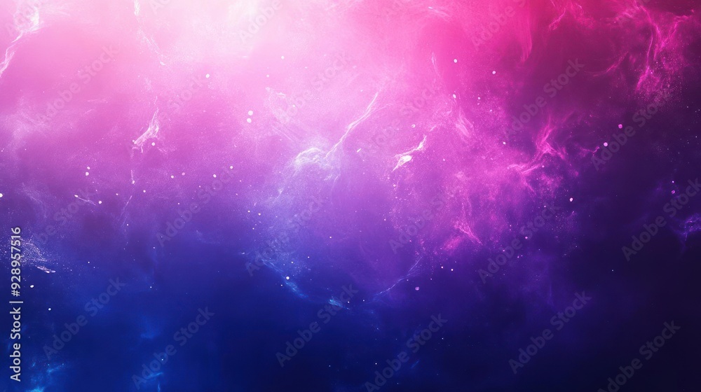 Fototapeta premium This image is a vibrant and colorful space background with a mix of purple, blue,