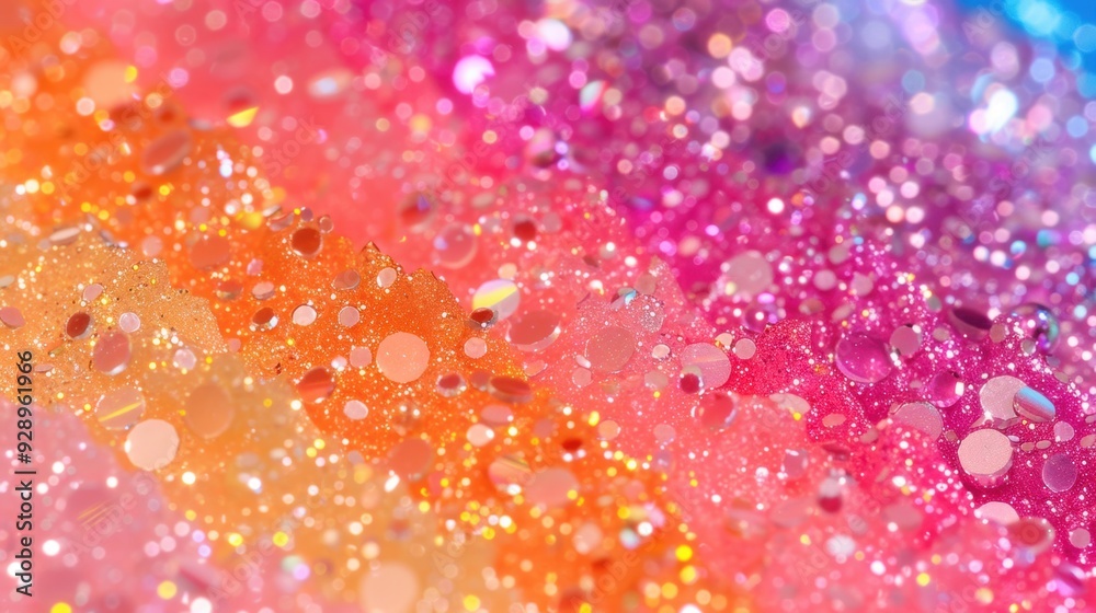Abstract rainbow-colored crystal glass background wallpaper with a dreamy, ethereal quality