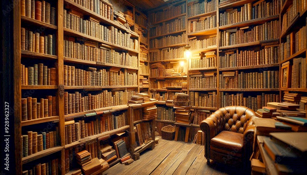 Philosophers chamber filled with thoughtprovoking bookshelf Nonfiction library, literary treasures bookstore Philosophers chamber filled with thoughtprovoking bookshelf Nonfiction library, literary treasures bookstore