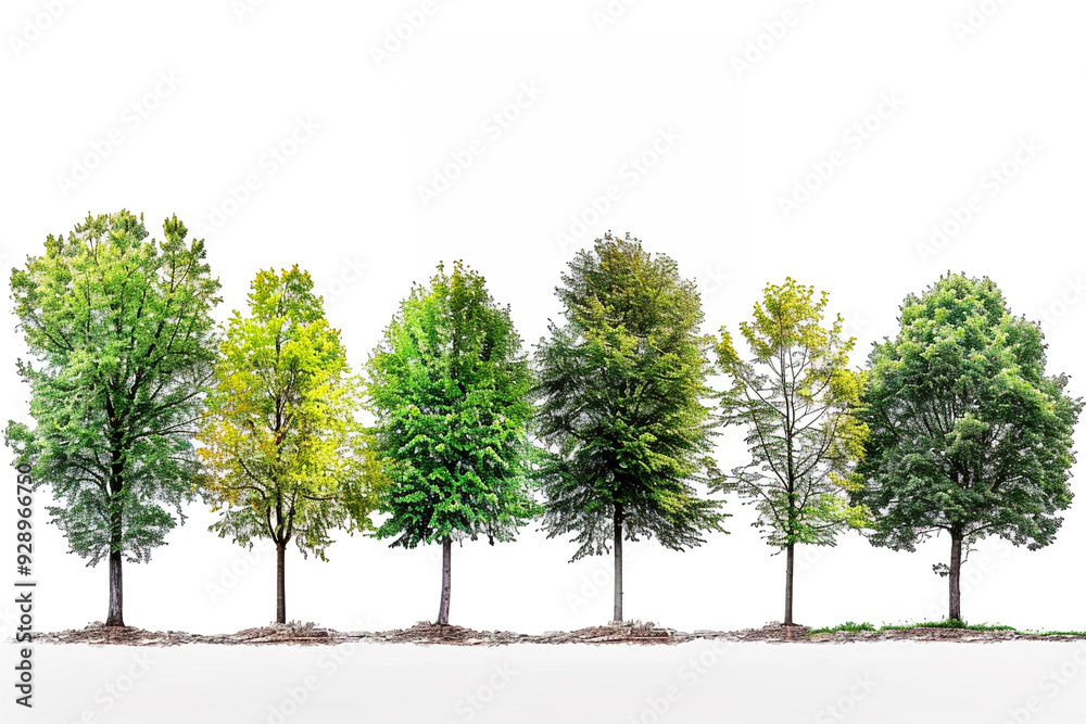 Fototapeta premium tree isolated on white background