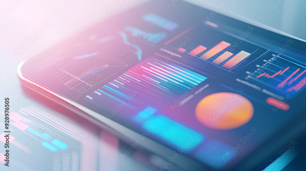 3D Illustration of Digital Banking Mobile App with Financial Dashboard
3D Illustration of Digital Banking Mobile App with Financial Dashboard