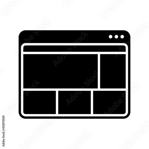 Web Interface Layout