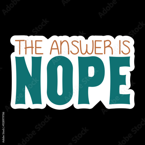 The Answer is Nope
