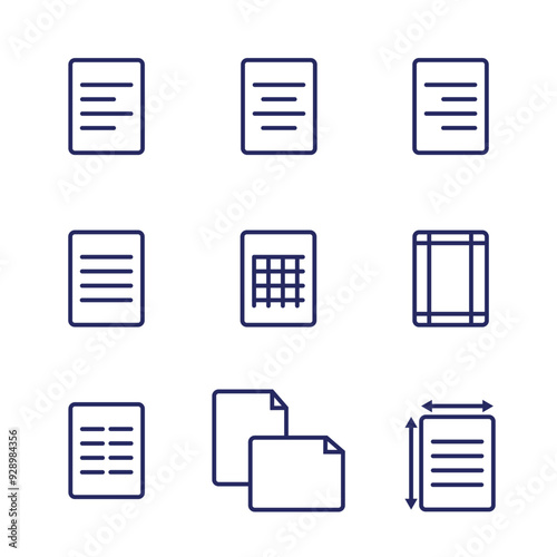Alignment and layout icon