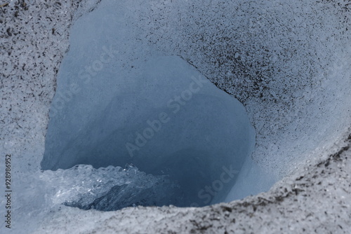 Falljokull Glacier, Iceland photo