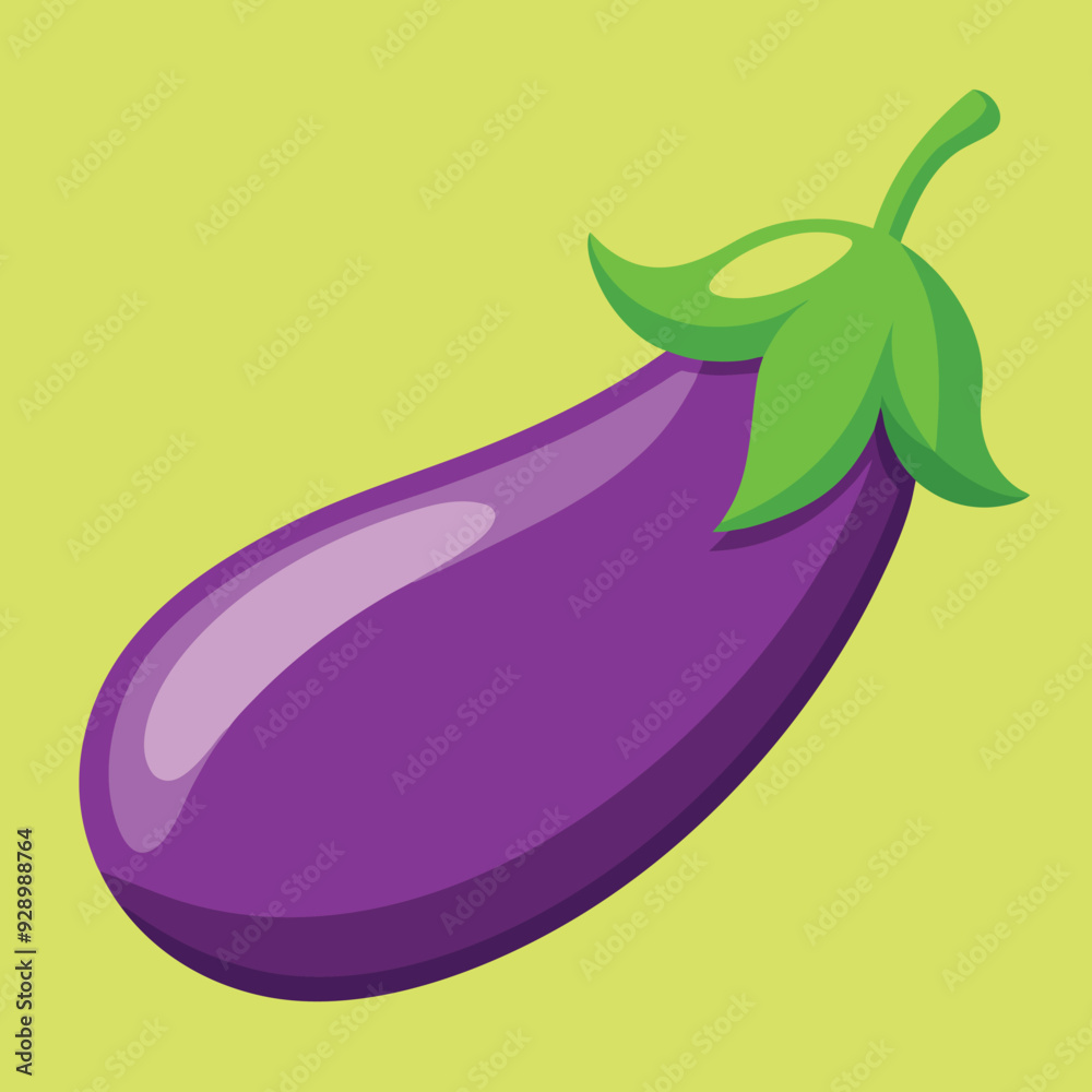 illustration of a eggplant vegetable illustration of a eggplant vegetable