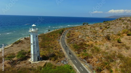 Wallpaper Mural Ocean beach  lombok Mountine nature road motorcycle touring boat Torontodigital.ca