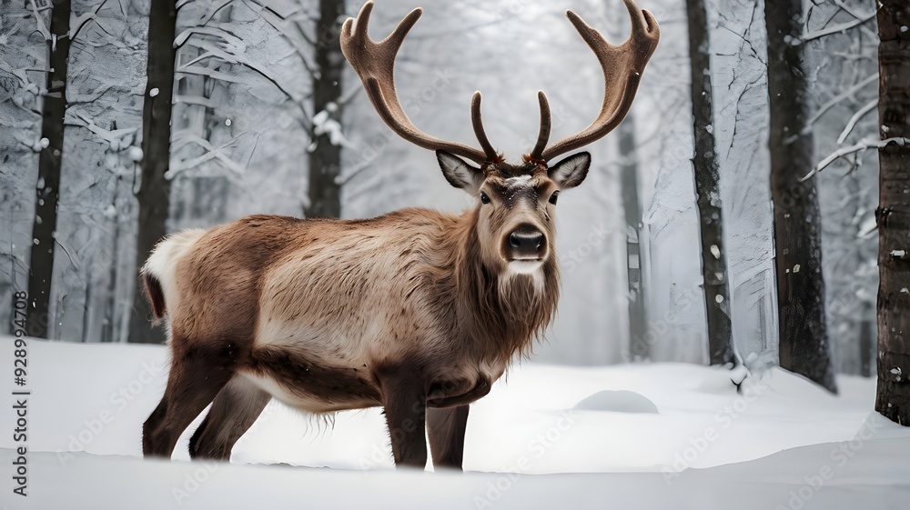 reindeer or caribou isolated on background reindeer or caribou isolated on background