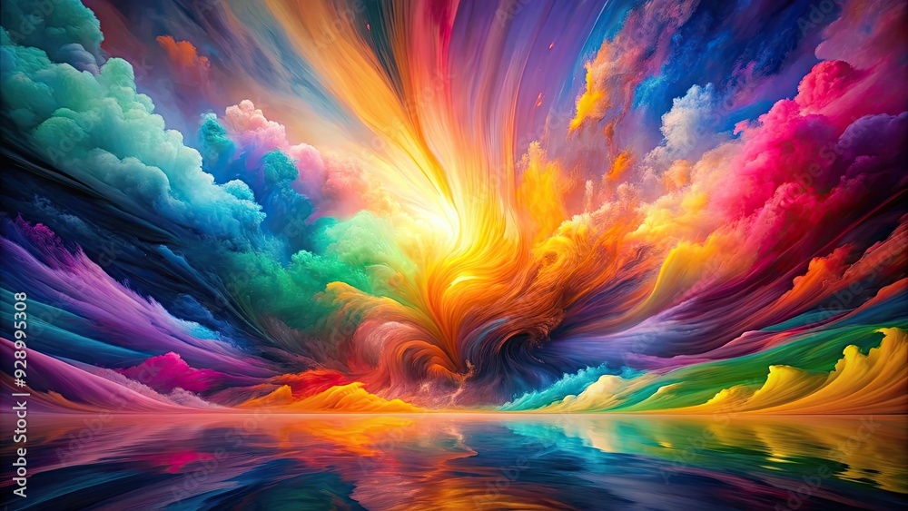 Vibrant abstract colors blending together in a harmonious composition, vivid, vibrant, abstract, colors, blending, artistic Vibrant abstract colors blending together in a harmonious composition, vivid, vibrant, abstract, colors, blending, artistic