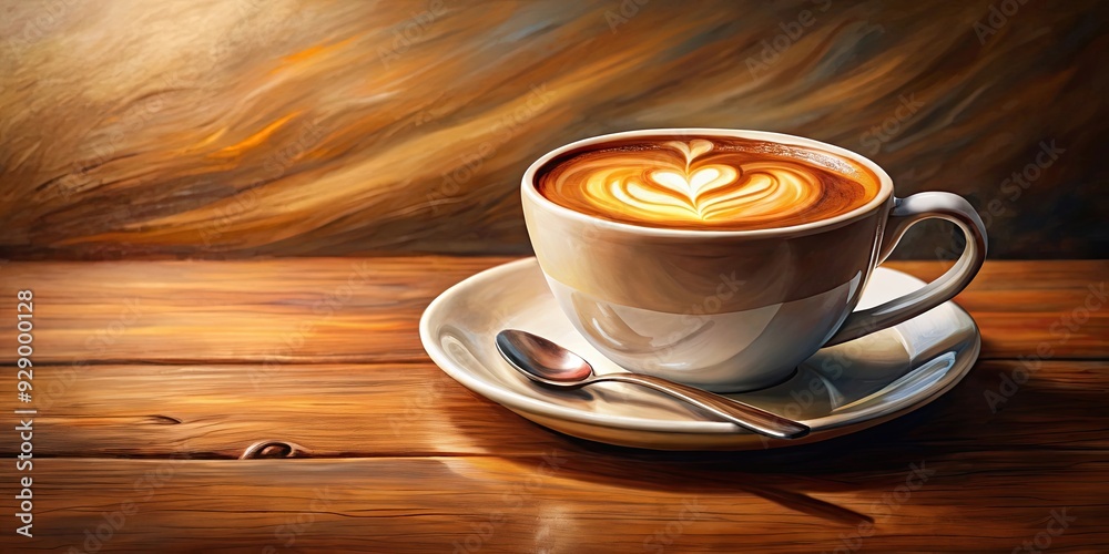 Oil painting of a tasty cup of coffee, art, painting, oil, coffee, drink, beverage, cup, mug, delicious, caffeine, morning Oil painting of a tasty cup of coffee, art, painting, oil, coffee, drink, beverage, cup, mug, delicious, caffeine, morning