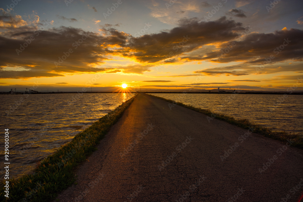 Albufera valencia, Landscape, sunset, summer, lake, scenic, Colorful, Idyllic, Relaxation, relax