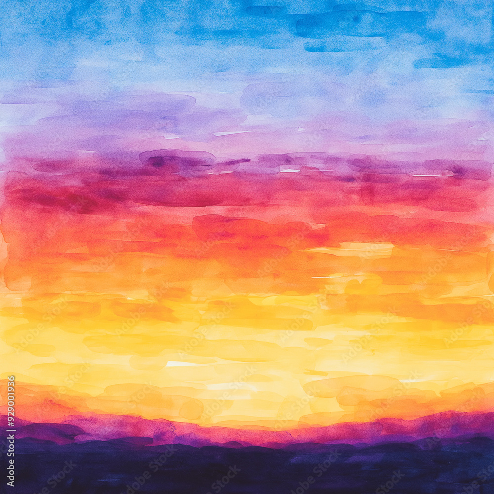 A pink mountain range with a bright sun shining on it A pink mountain range with a bright sun shining on it