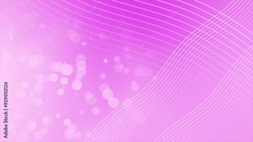 Pink color simple wavy repeating lines with bokeh Particles abstract design modern background Pink color simple wavy repeating lines with bokeh Particles abstract design modern background