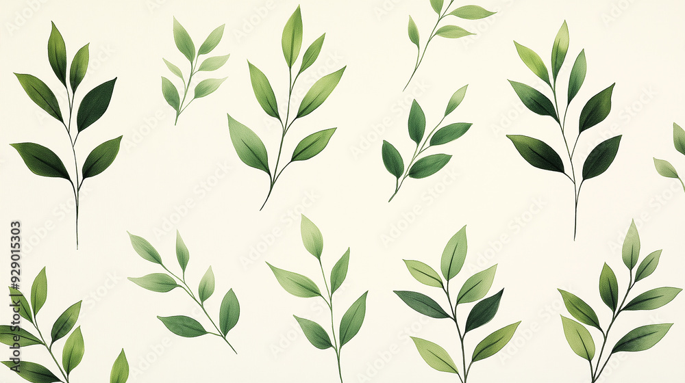 A green leafy background with a white background A green leafy background with a white background