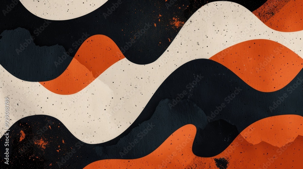 custom made wallpaper toronto digitalAbstract Wavy Pattern