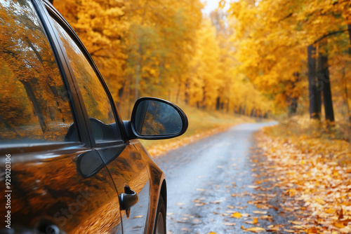 Wallpaper Mural Autumn Drive Torontodigital.ca