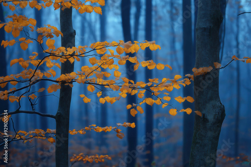 Autumn Forest In Poland