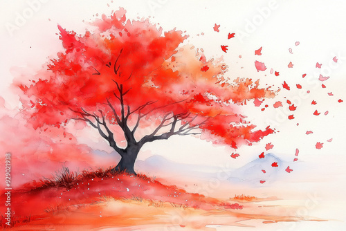 Autumn Watercolor Paint