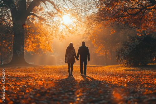 Wallpaper Mural Couple Fashion In Autumn Torontodigital.ca