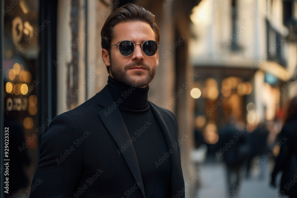 Fototapeta premium Man Autumn Fashion