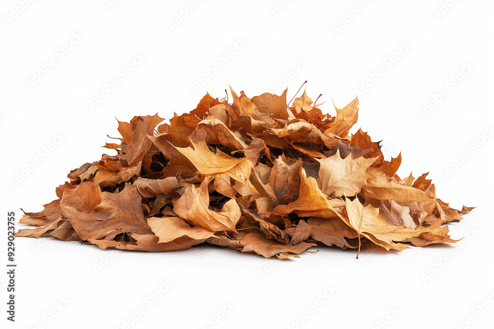 Pile Of Autumn Leaves Isolated Pile Of Autumn Leaves Isolated