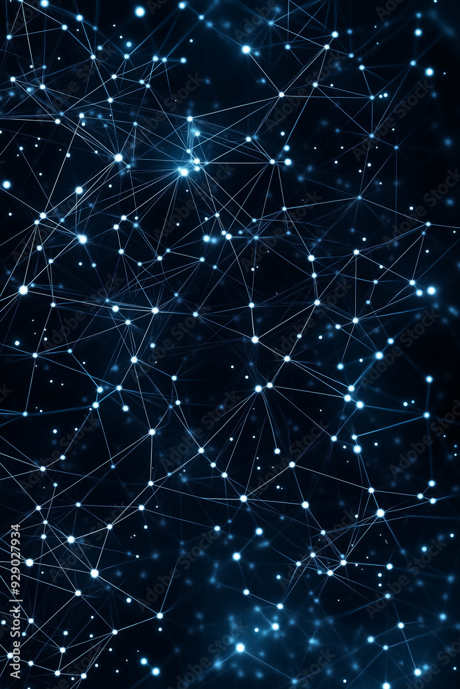 A blue background with purple and blue dots that look like stars A blue background with purple and blue dots that look like stars