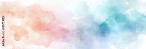 This enchanting watercolor abstract background blends soft pink, soothing blue, and gentle white. Its ideal for creative projects, providing space for your text to stand out and make an impact