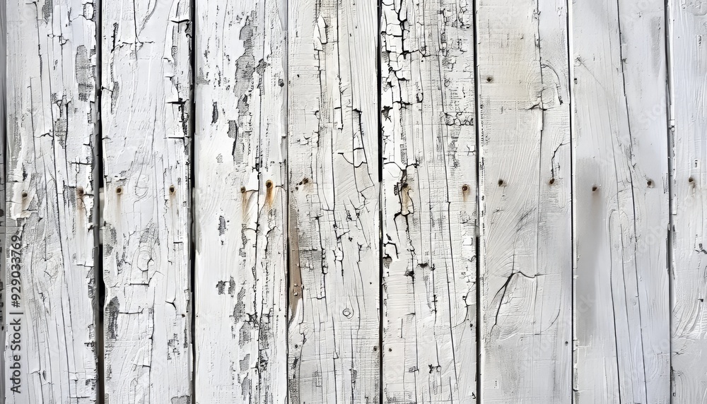 White-painted, exfoliating rustic wood texture in bright light, creating a shabby chic background White-painted, exfoliating rustic wood texture in bright light, creating a shabby chic background