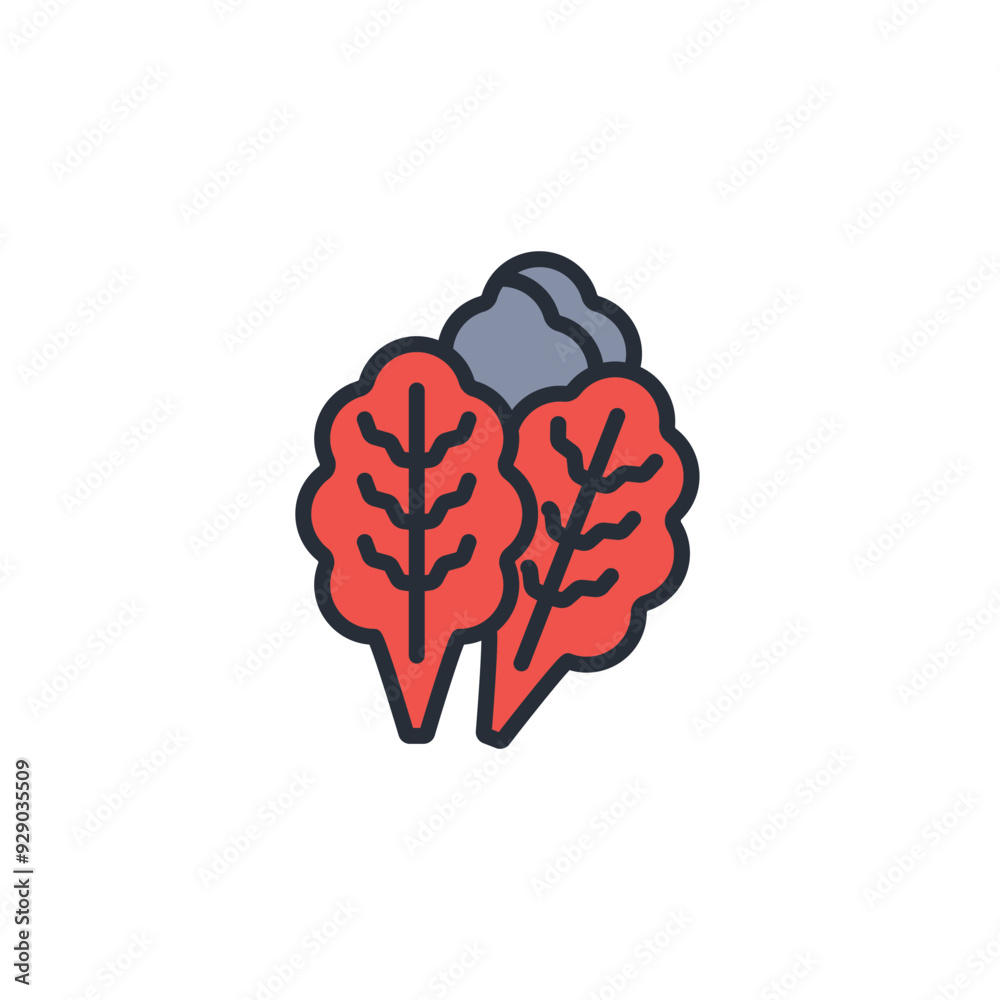 kale icon. vector.Editable stroke.linear style sign for use web design,logo.Symbol illustration. kale icon. vector.Editable stroke.linear style sign for use web design,logo.Symbol illustration.