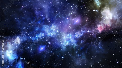 Starry night sky Star Space background 