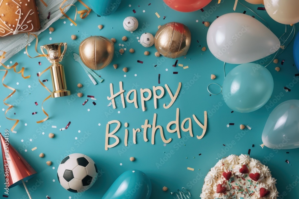 Sports-Themed Collage: A dynamic collage with photos of sports-themed