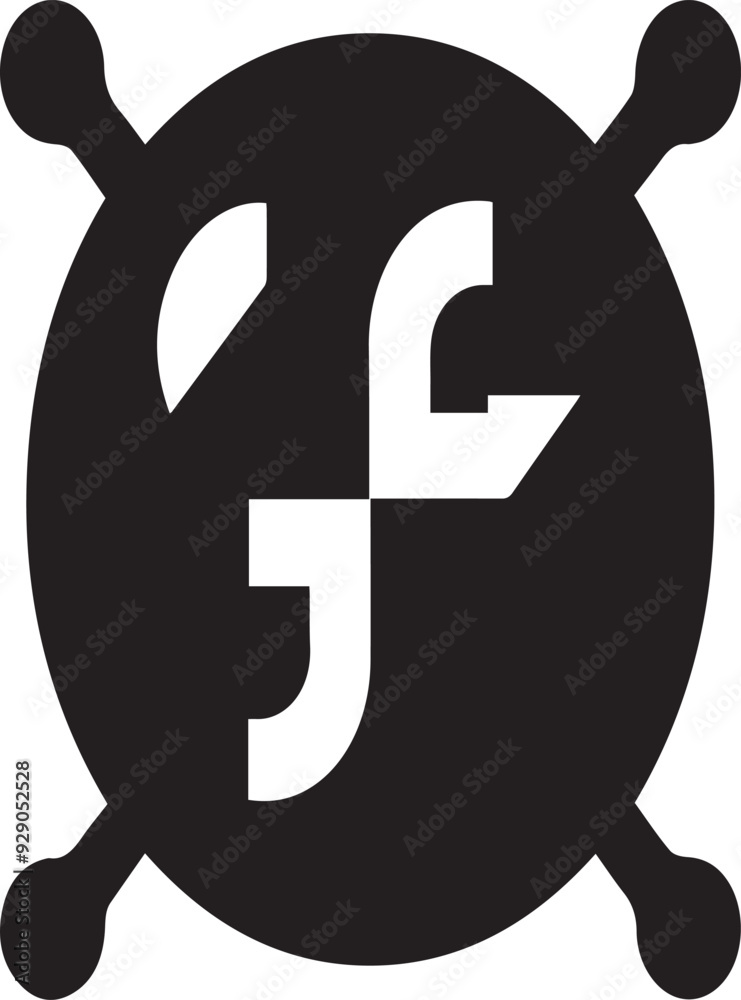 Fototapeta premium Modern Tech Innovation Logo Icon Vector Art Illustration