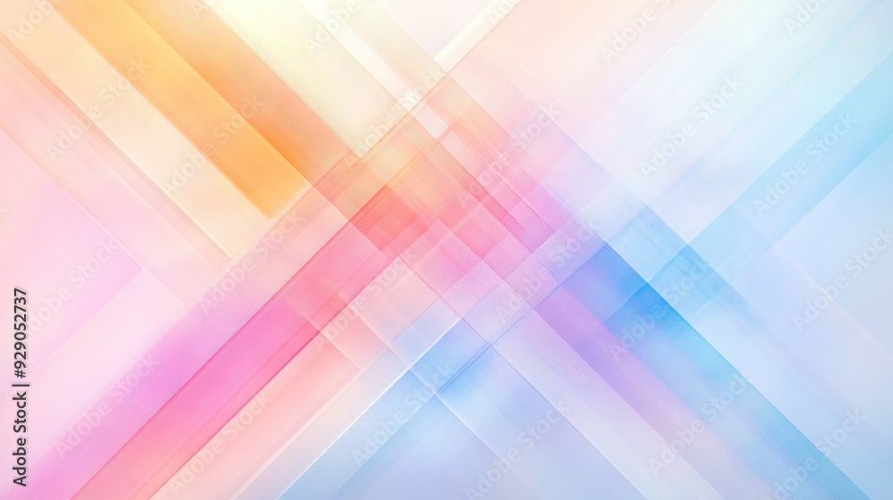 A colorful abstract background with pink, blue, and yellow stripes A colorful abstract background with pink, blue, and yellow stripes