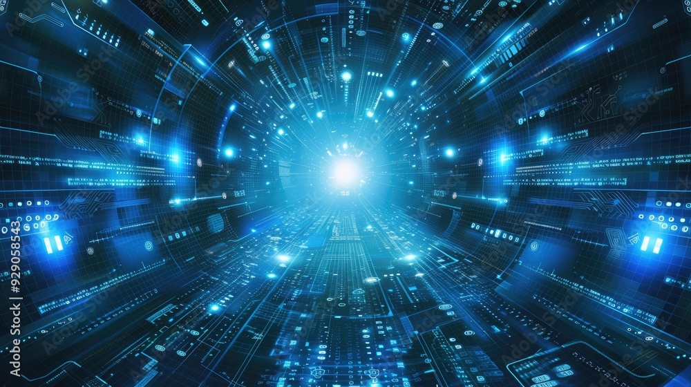 Digital Tunnel of Data and Technology Digital Tunnel of Data and Technology