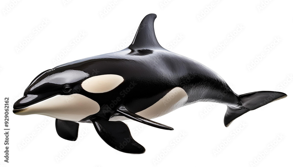 Fototapeta premium Orca on transparency background