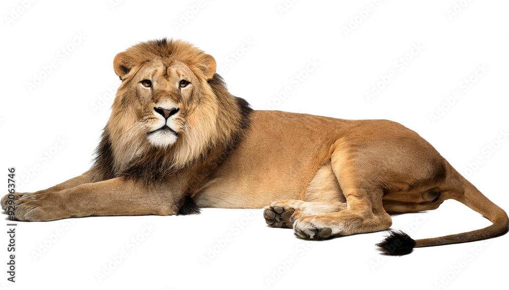 Obraz premium lion on transparency background