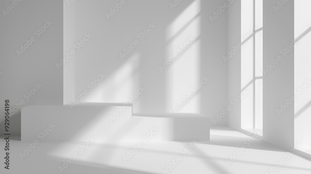 Modern classical style white hall with luxury arch door background illustration Modern classical style white hall with luxury arch door background illustration